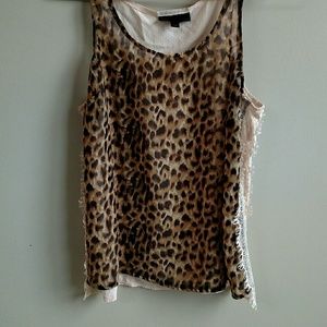 Leopard print tank top